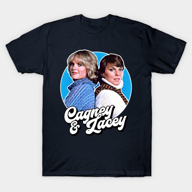 Retro Cagney & Lacey Tribute T-Shirt by darklordpug